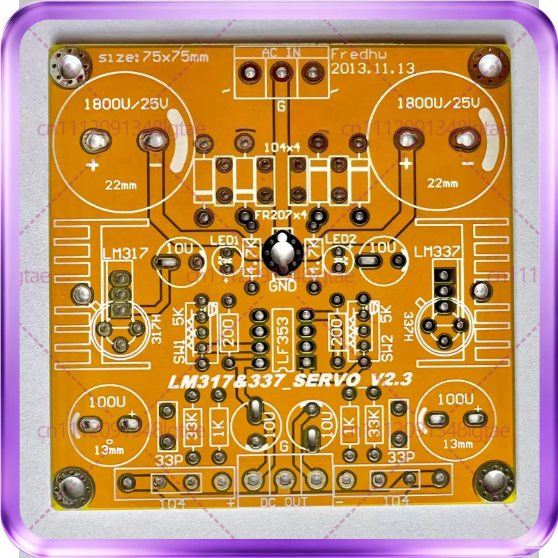 Lm317 Voltage Regulator - 10-20 peças Placa de alimentação de