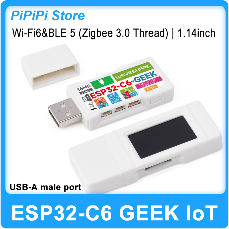 Diy With Electronics - Placa de Desenvolvimento ESP32-C6 GEEK com