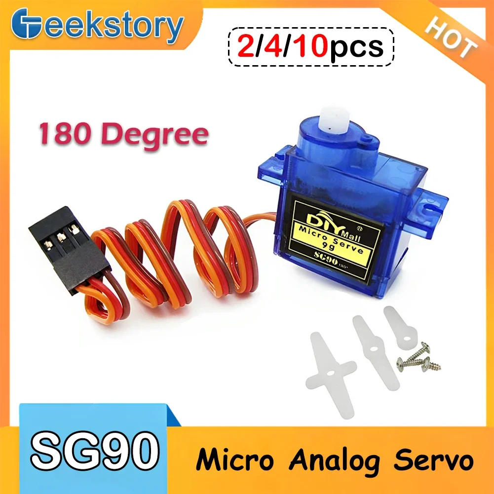 Servo Motor Sg90 - 2/4/10 pçs sg90 servo motor 9g