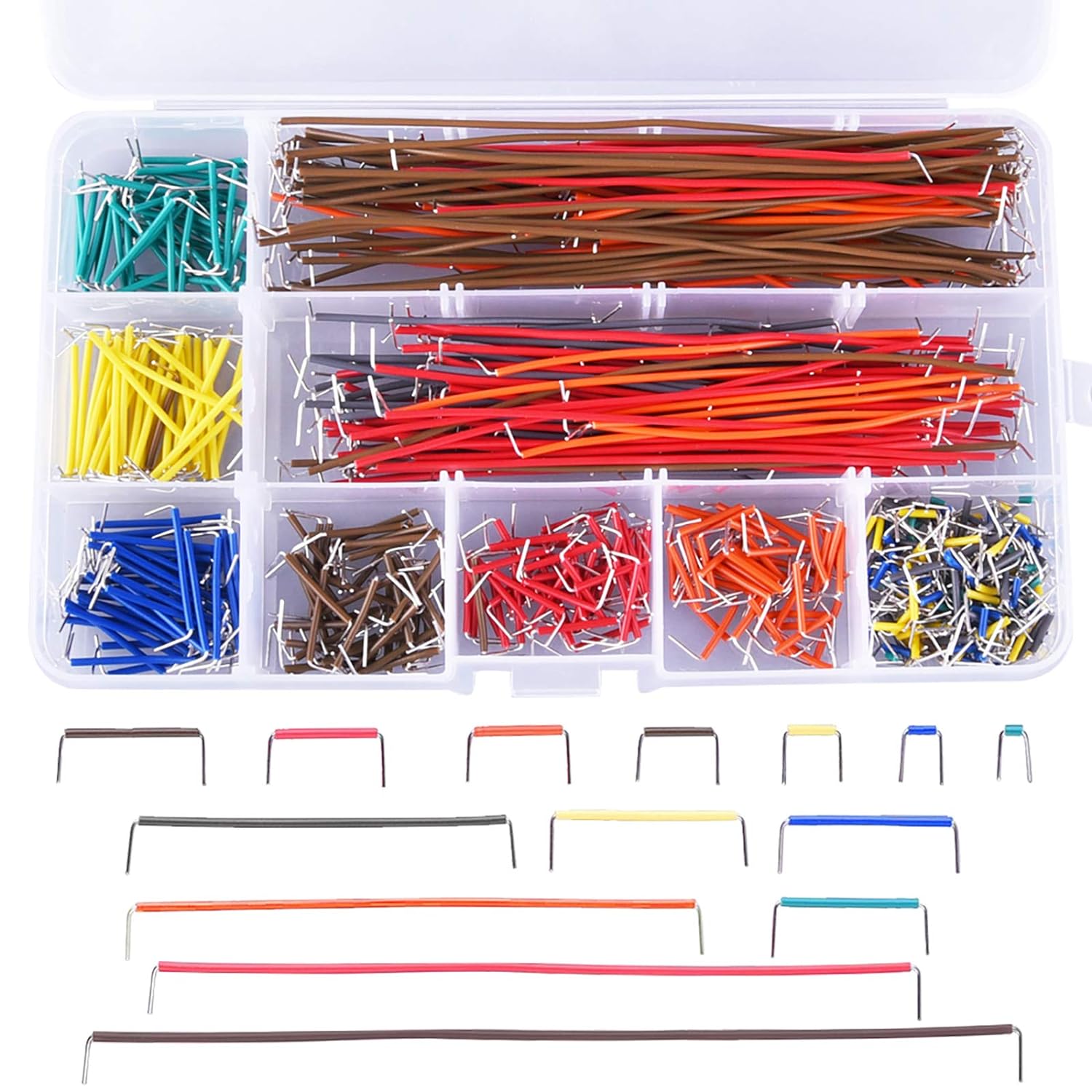 Diy Electronics Breadboard - 560 peças kit de fio de