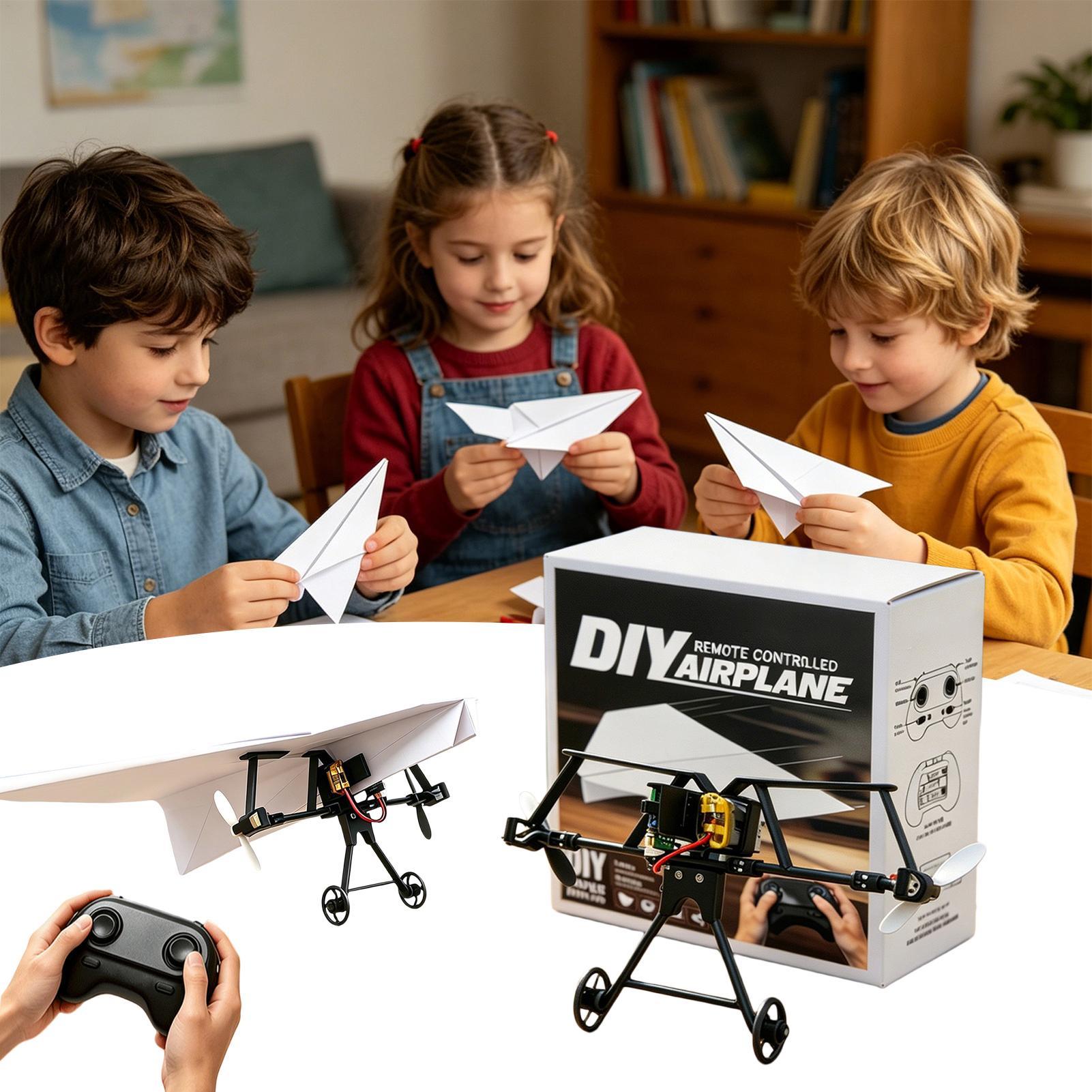 Diy Electronics Kids - Kit de Avião de Papel RC