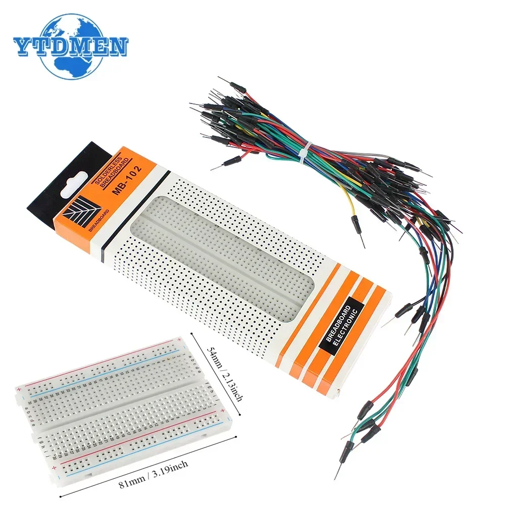 Diy Electronics Breadboard - MB-102 placa de ensaio 400 830