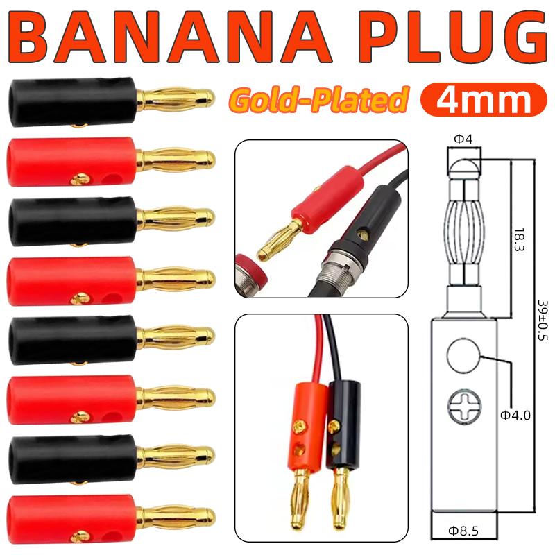 Diy Audio Electronics Projects - Conjunto de 10 Conectores Banana de
