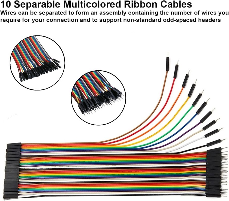 Kit de Cabos Dupont de 40 Pino - Diy Electronics Breadboard avaliação e preço