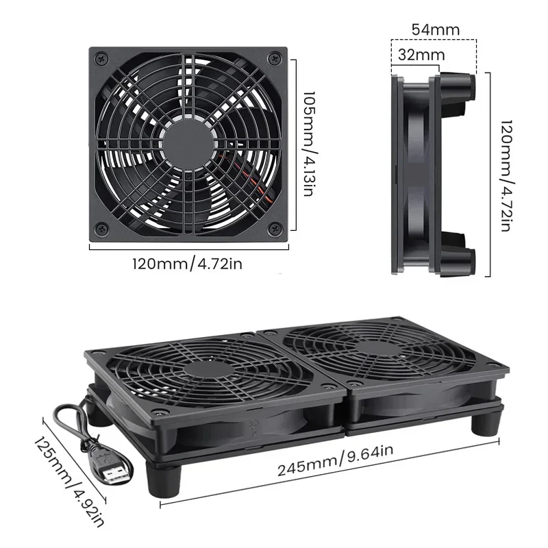 Ventilador de Resfriamento par - Diy Electronics Case avaliação e preço