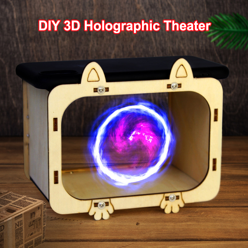 Diy 3d teatro holográfico proj - Diy Electronics Kids avaliação e preço