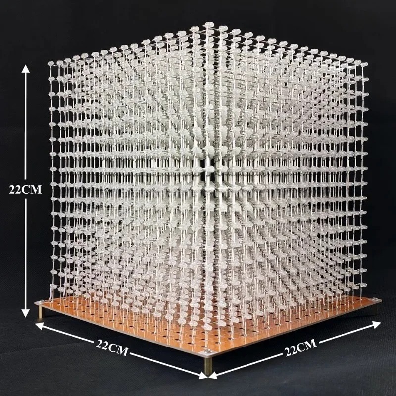 3 D16mini Light Cube Kit 16x16 - Diy With Electronics avaliação e preço