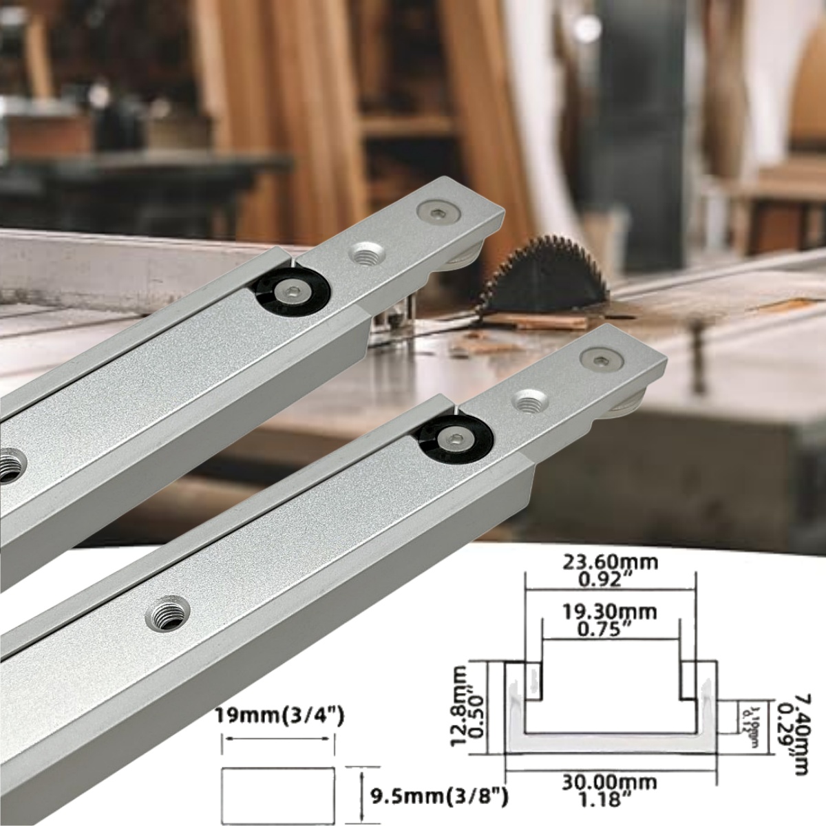 1 Conjunto de Trilho T de Alum - Diy Electronics Workbench avaliação e preço