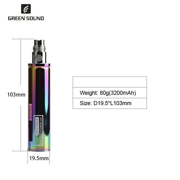 Bateria GS Ego 3 III 3200mAh p - Diy Vape Electronics avaliação e preço