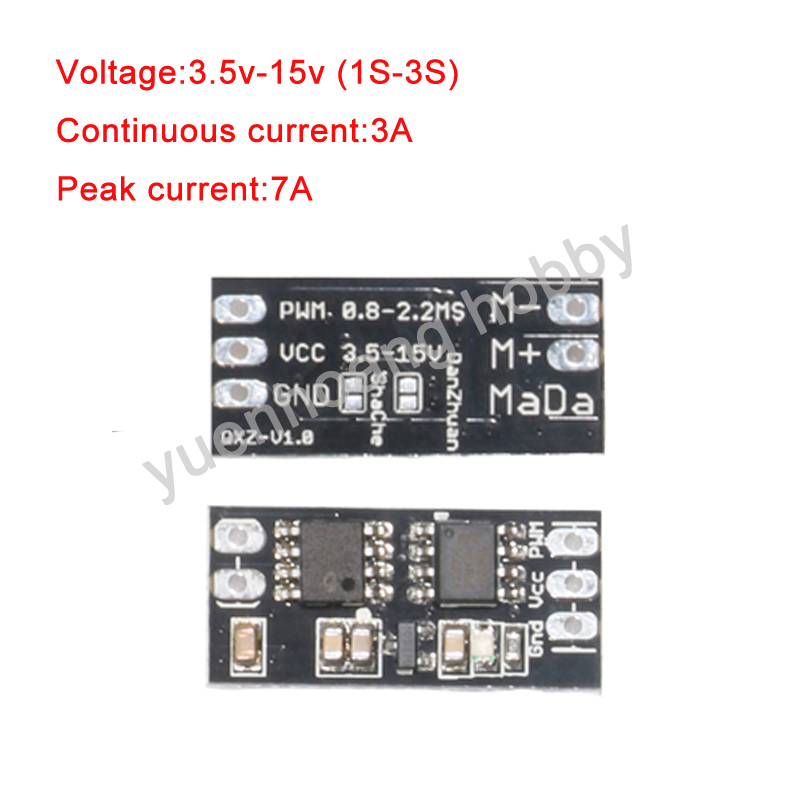 1 peça 3.5-15v escova esc módu - Diy Boat Electronics avaliação e preço