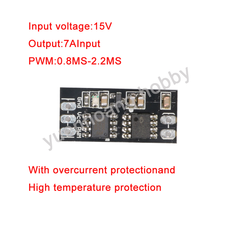 1 peça 3.5-15v escova esc módu - Diy Boat Electronics avaliação e preço