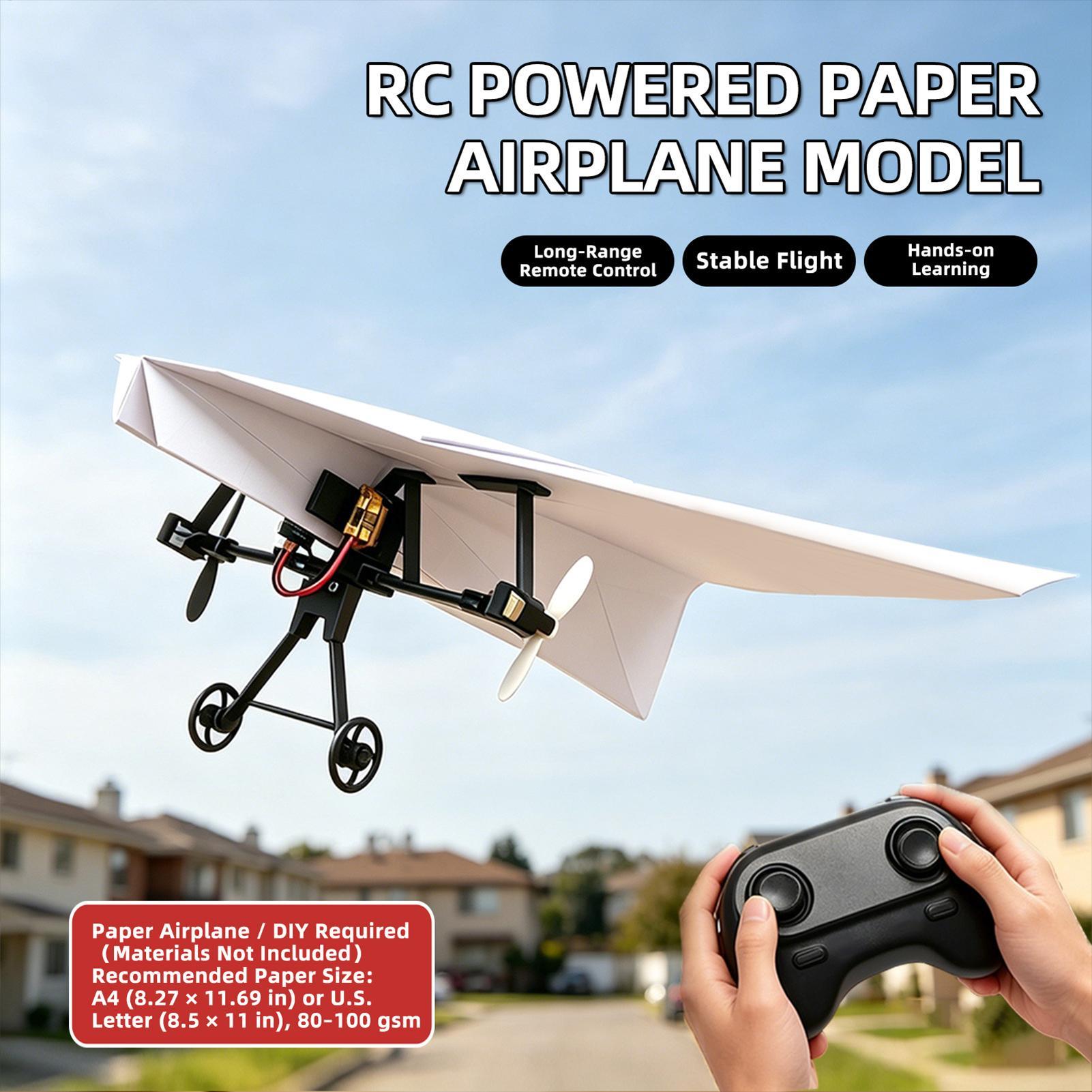 Kit de Avião de Papel RC DIY c - Diy Electronics Kids avaliação e preço