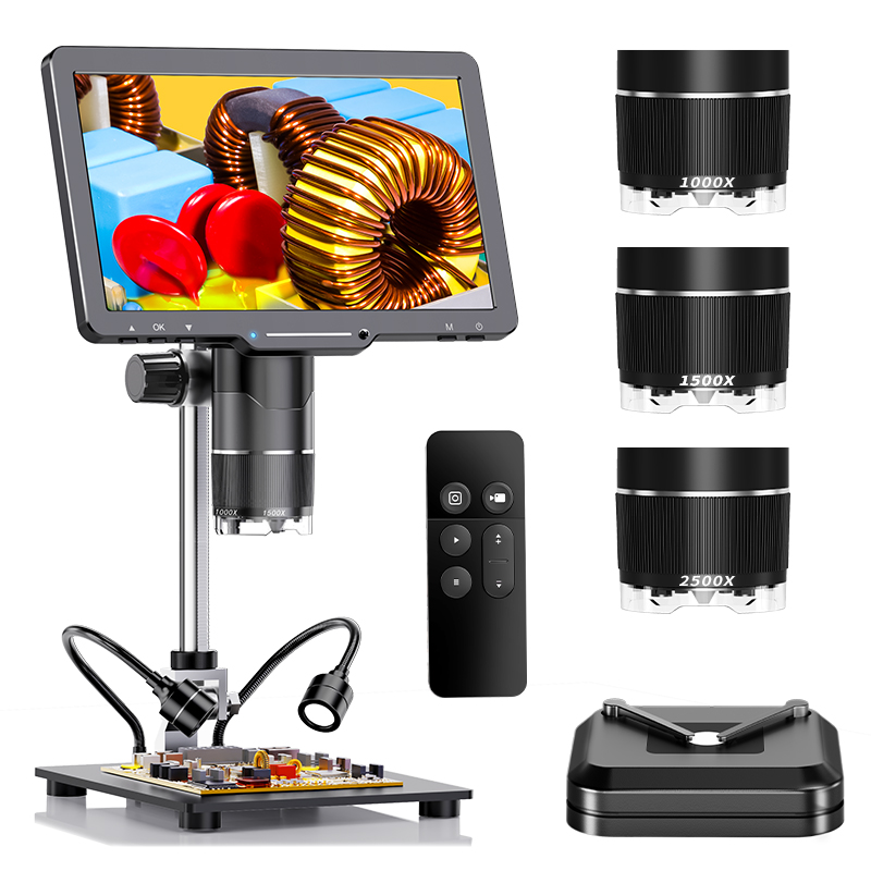 Microscópio digital hdmi 2500x - Diy Electronics Microscope avaliação e preço