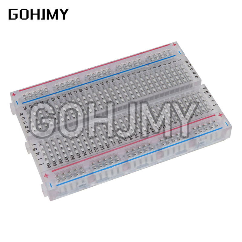 Mini placa transparente do pão - Diy Electronics Breadboard avaliação e preço