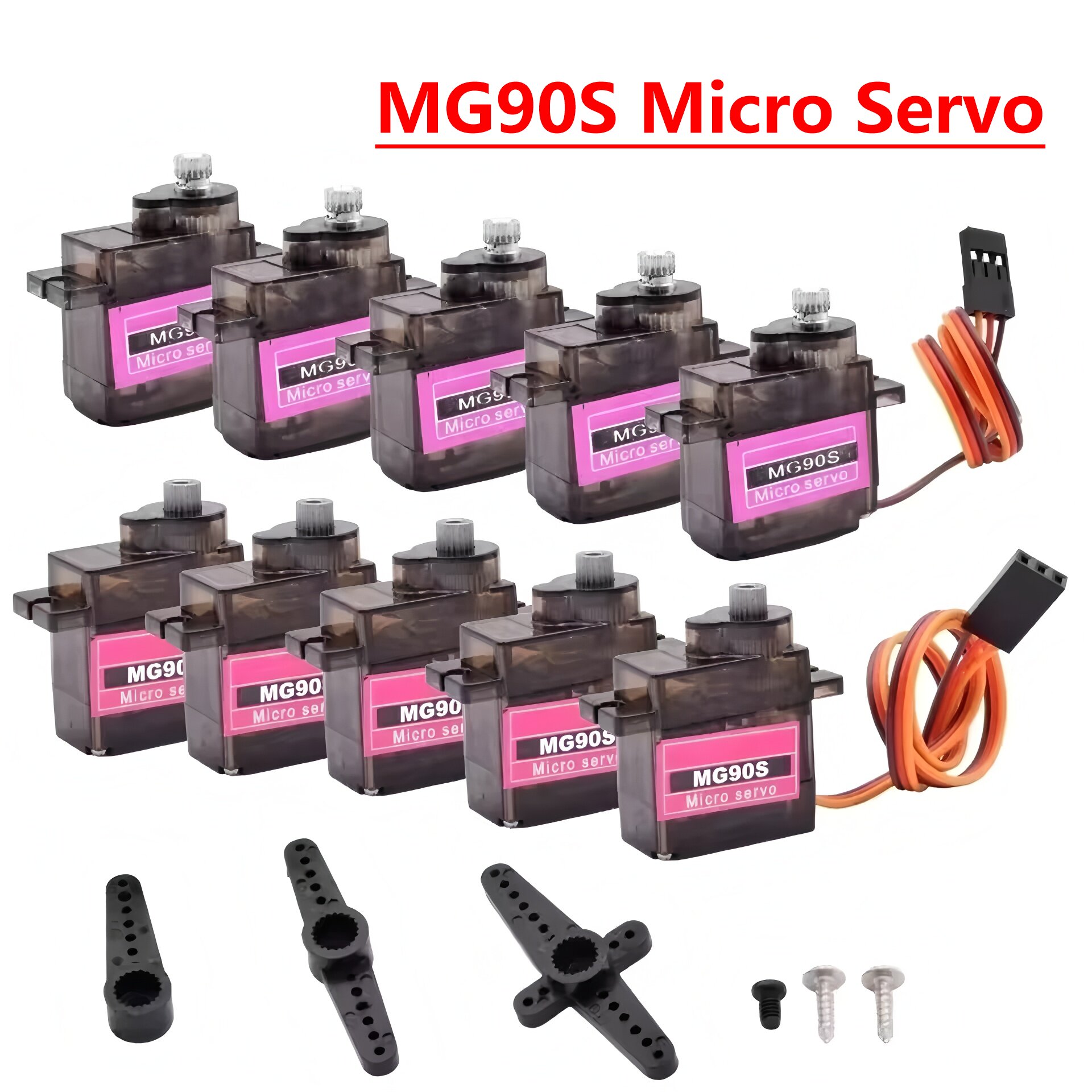 4/5/10/20 pçs mg90s micro serv - Servo Motor Sg90 avaliação e preço