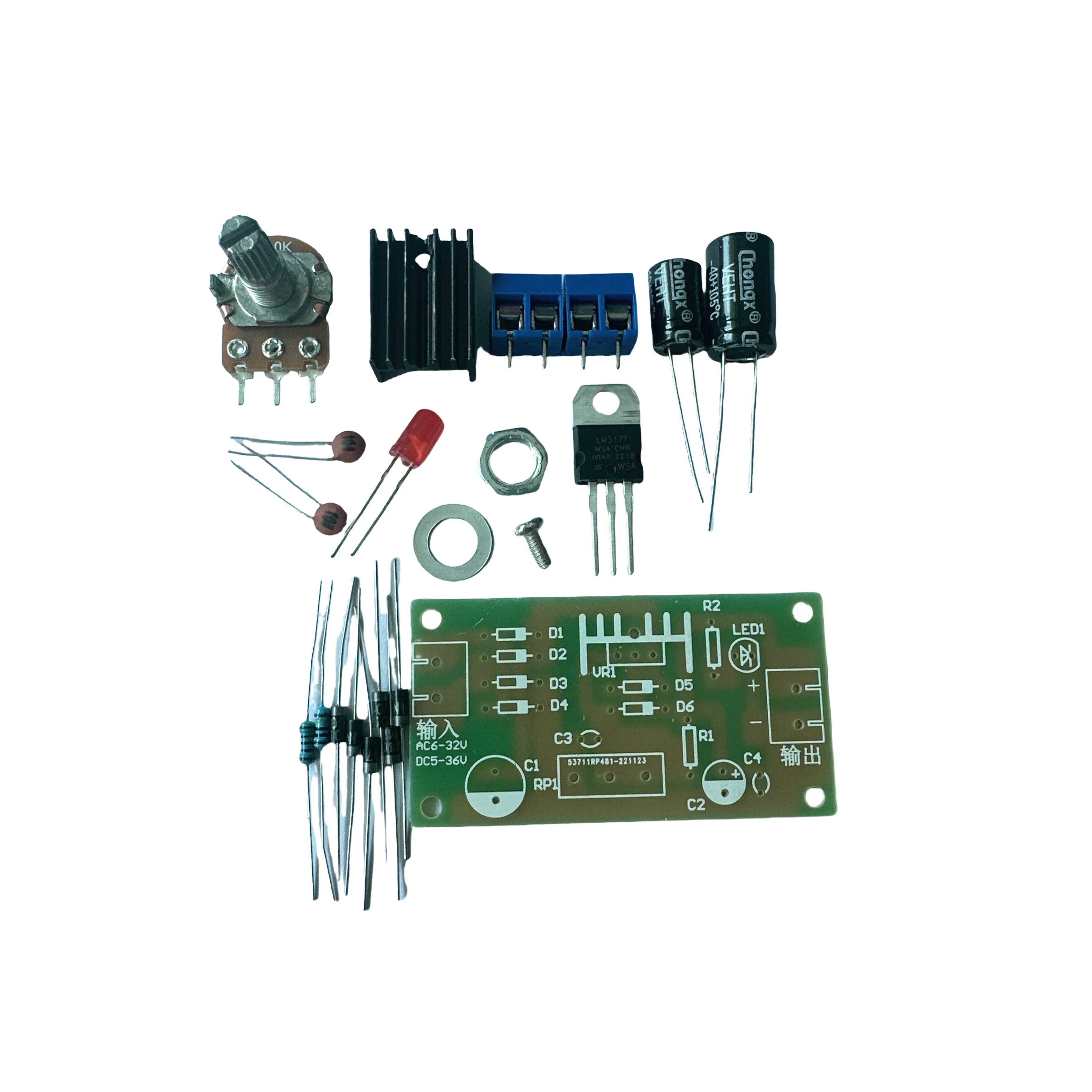 Kit de Fonte de Alimentação Re - Lm317 Voltage Regulator avaliação e preço