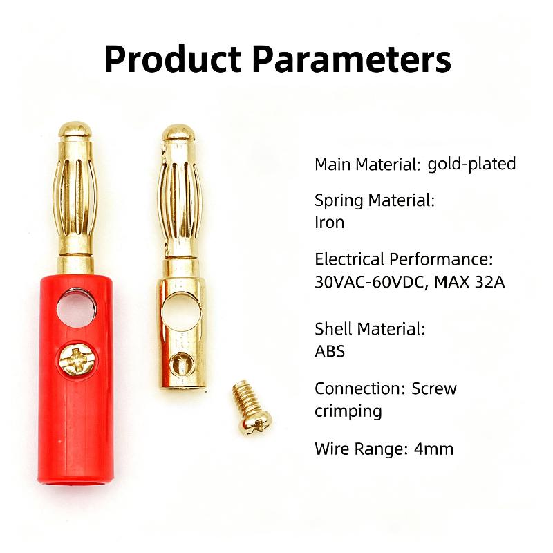 Conjunto de 10 Conectores Bana - Diy Audio Electronics Projects avaliação e preço