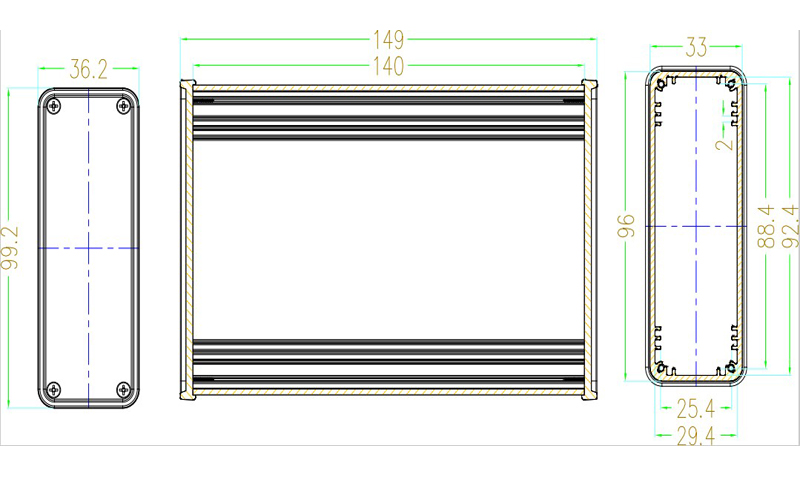 Caixa de Alumínio para Eletrôn - Diy Enclosure For Electronics avaliação e preço